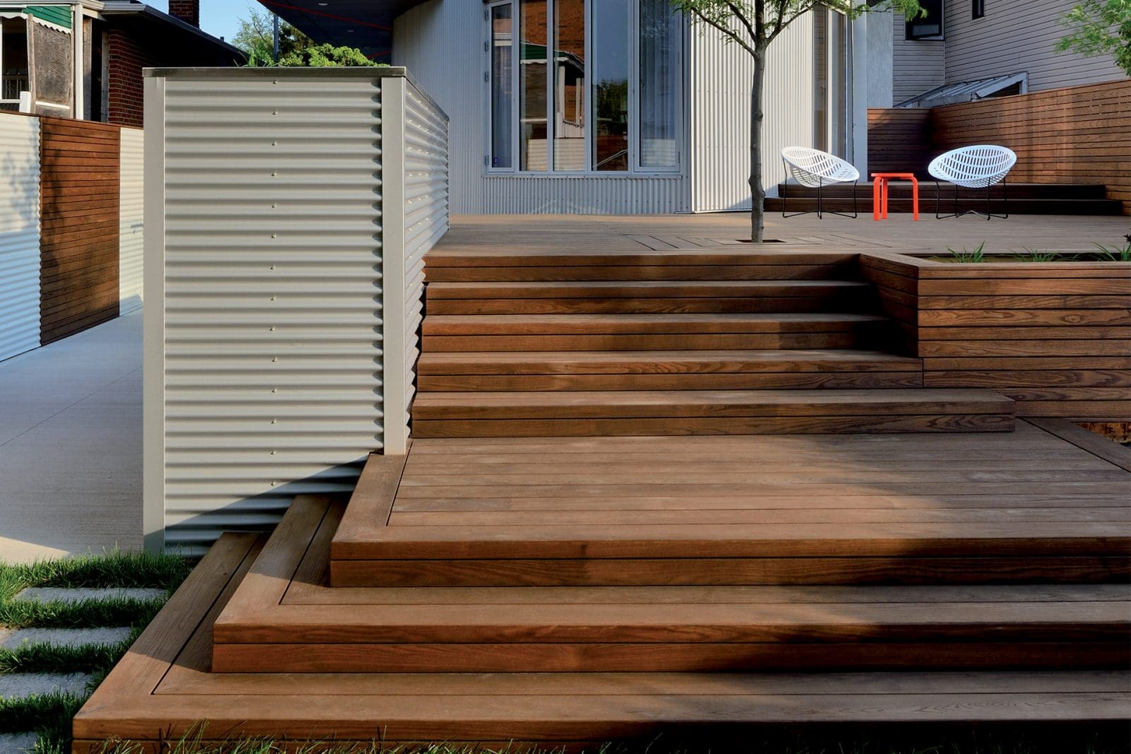 outdoor wooden decks