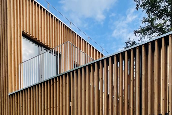 Thermory thermo-pine cladding