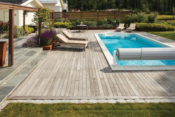 Thermory Benchmark thermo-ash decking