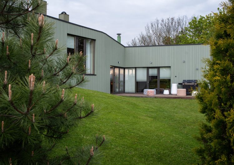 Painted timber cladding by Thermory