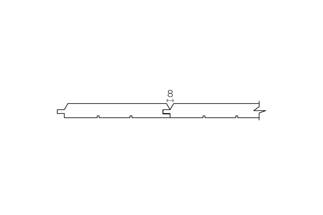 Wall panel STF Thermo-alder (intense) - Thermory