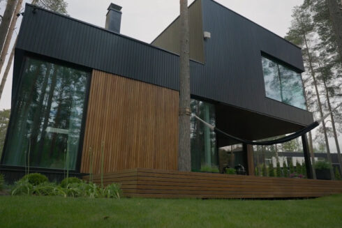 Benchmark by Thermory thermo-ash cladding