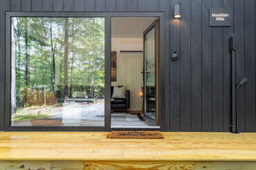 Thermory Vivid thermo-spruce cladding, Small House in USA, Jefferson