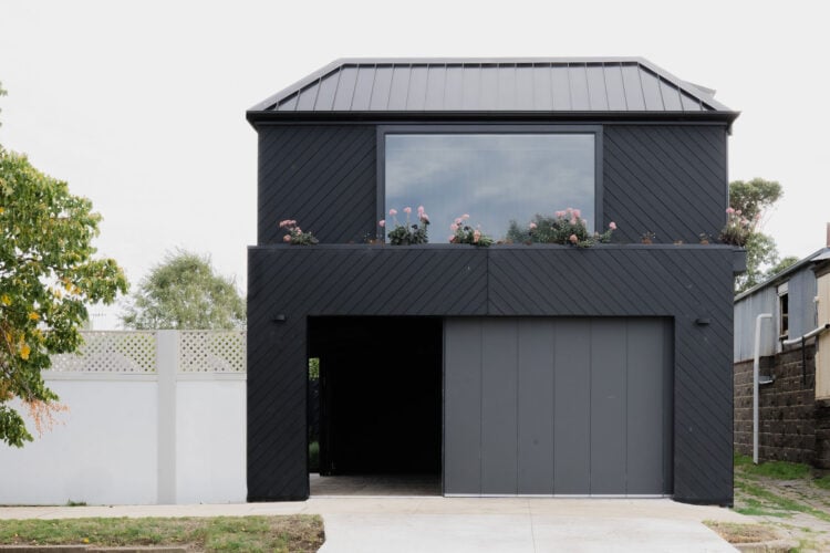 Ignite black timber cladding