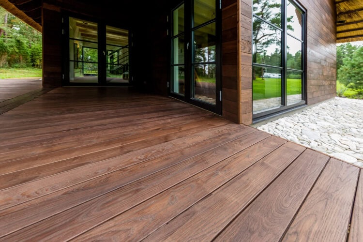 Thermo-ash cladding and decking