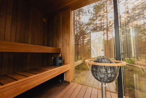 Sauna interior