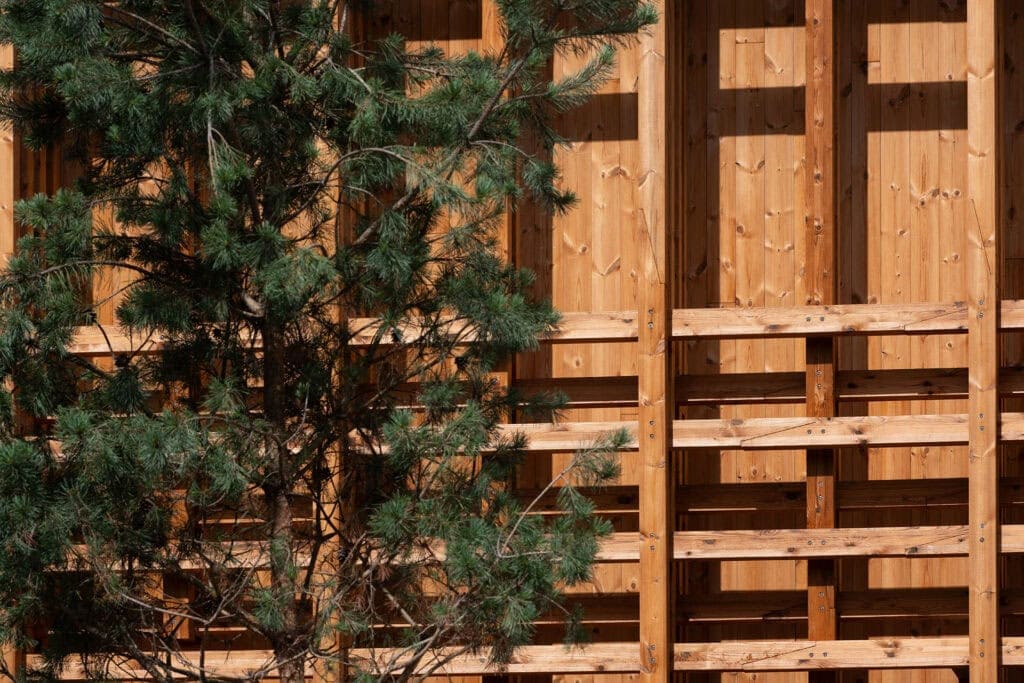 durable wood building