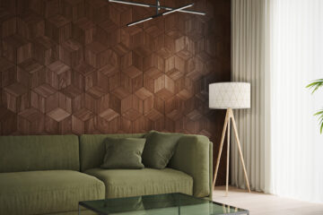 Decor Rhomb tiles thermo-ash