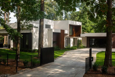 Private house, Thermory Benchmark thermo radiata pine cladding