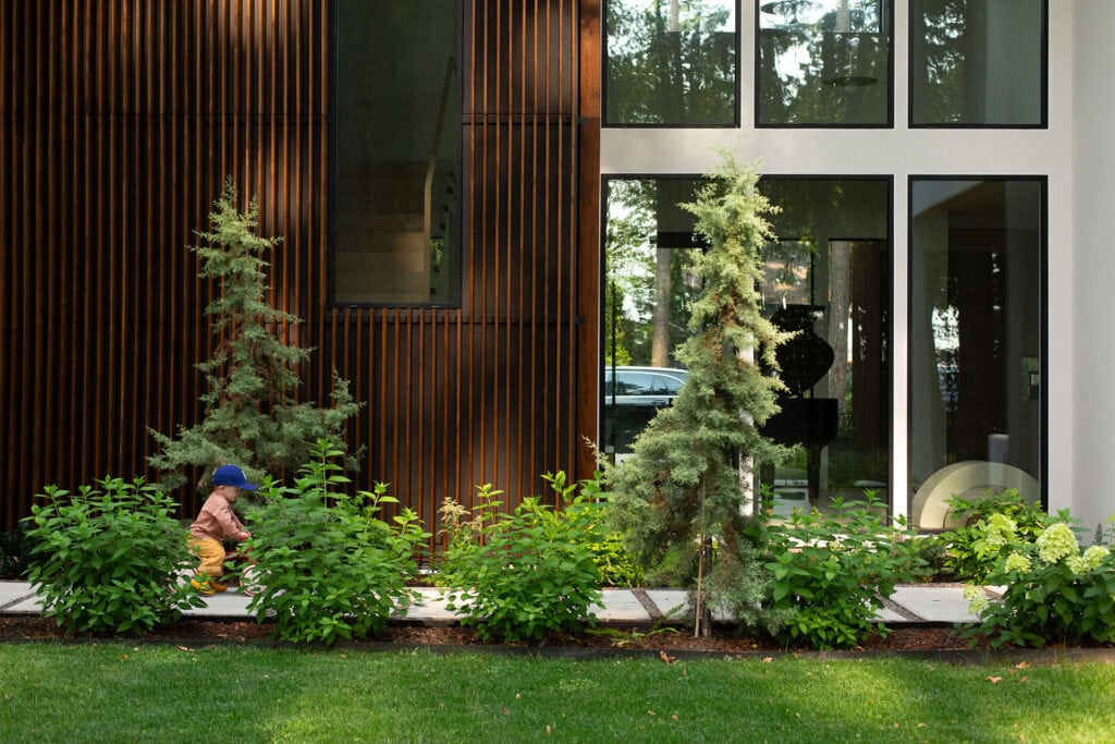 Private house, Thermory Benchmark thermo radiata pine cladding