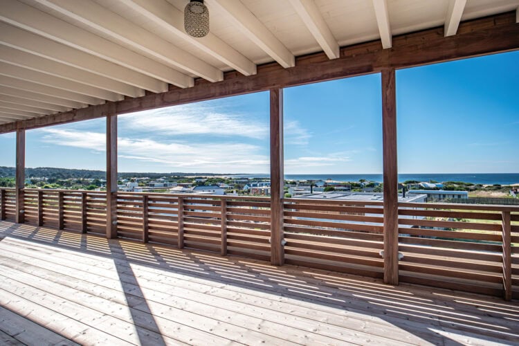 Private Residences, Uruguay,Thermory Kodiak thermo-spruce decking