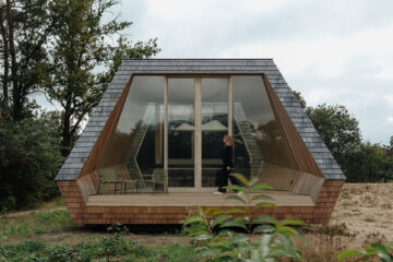 Schindelhaus in Niederlanden, Thermory Shingles Thermo-Esche Fassade, Fotograf Flare Department