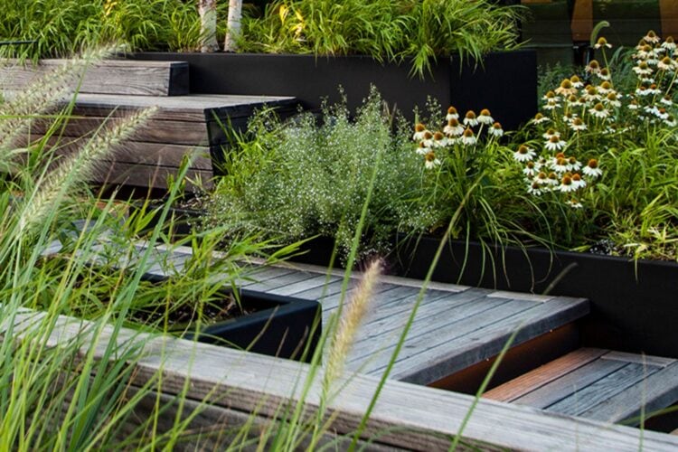 Rooftop decking material